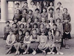 ECOLE JULES RENARD FILLES 1959 CE2 N01
